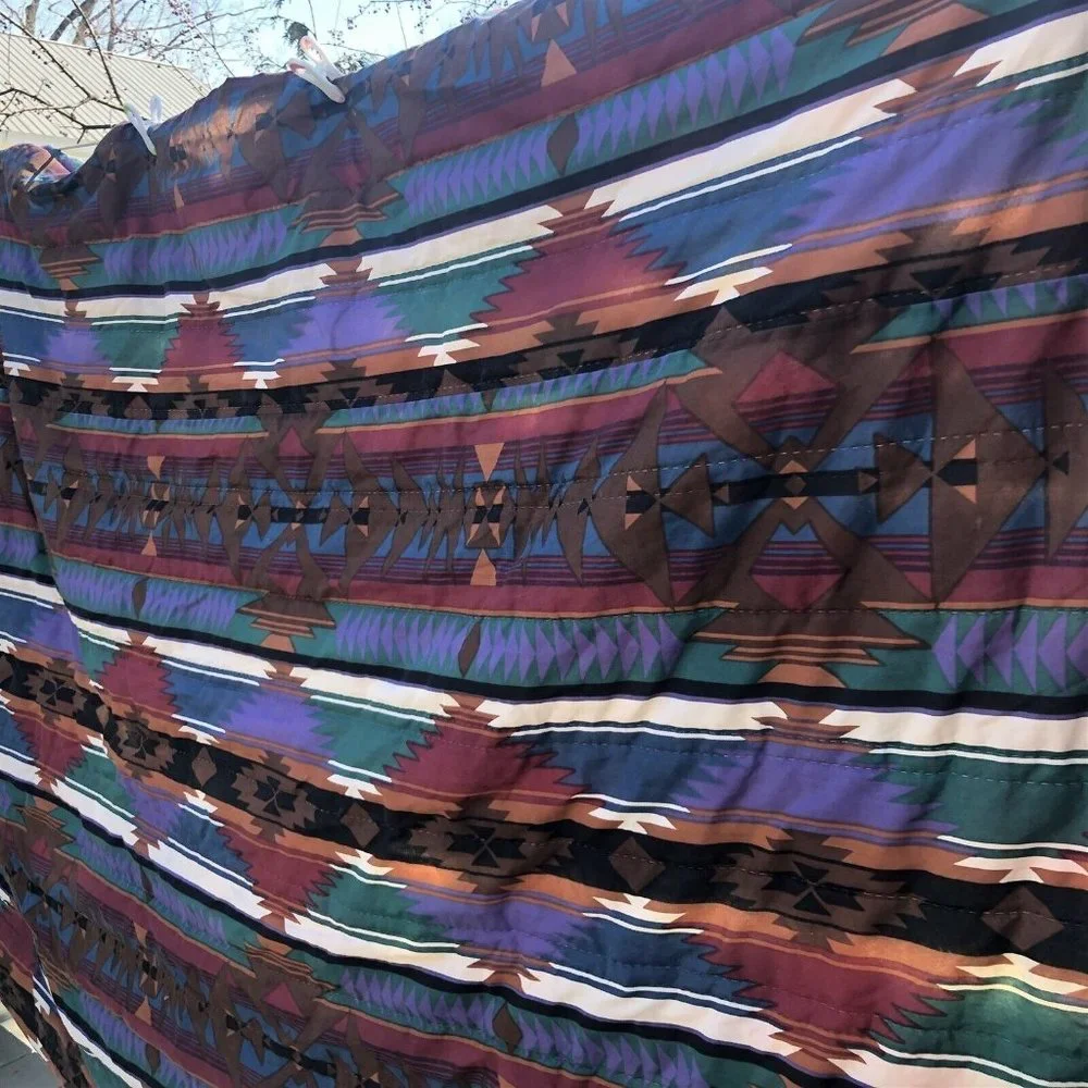 Vintage Springs Bedspread King Size Southwest Pattern made in USA